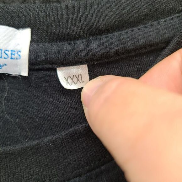 Princess Cruise Mens T-Shirt Black Size XXXL 100% Cotton St. Petersburg Imperfec - Picture 6 of 12